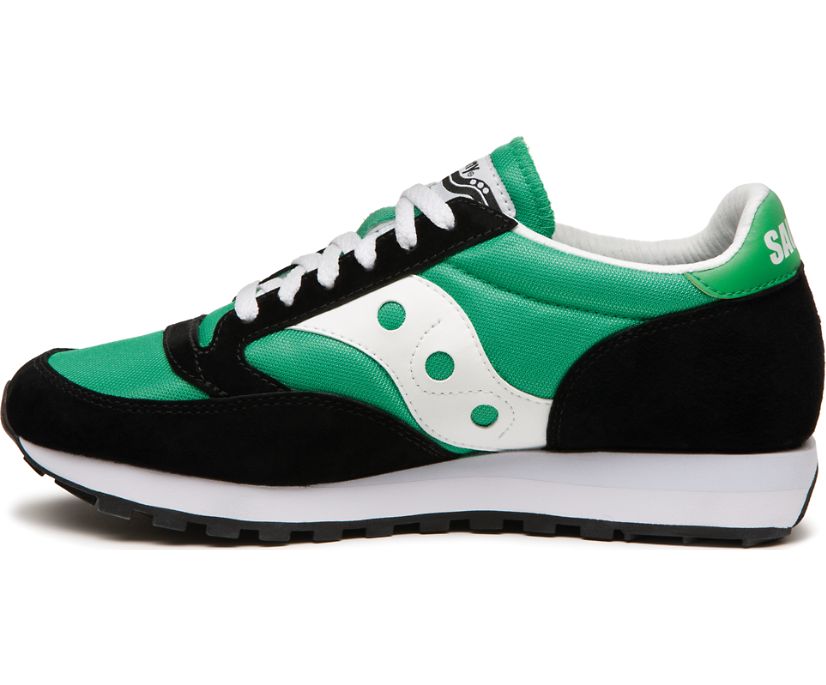 Women's Saucony Jazz 81 Originals Black / Green / White | Singapore 036PJJQ